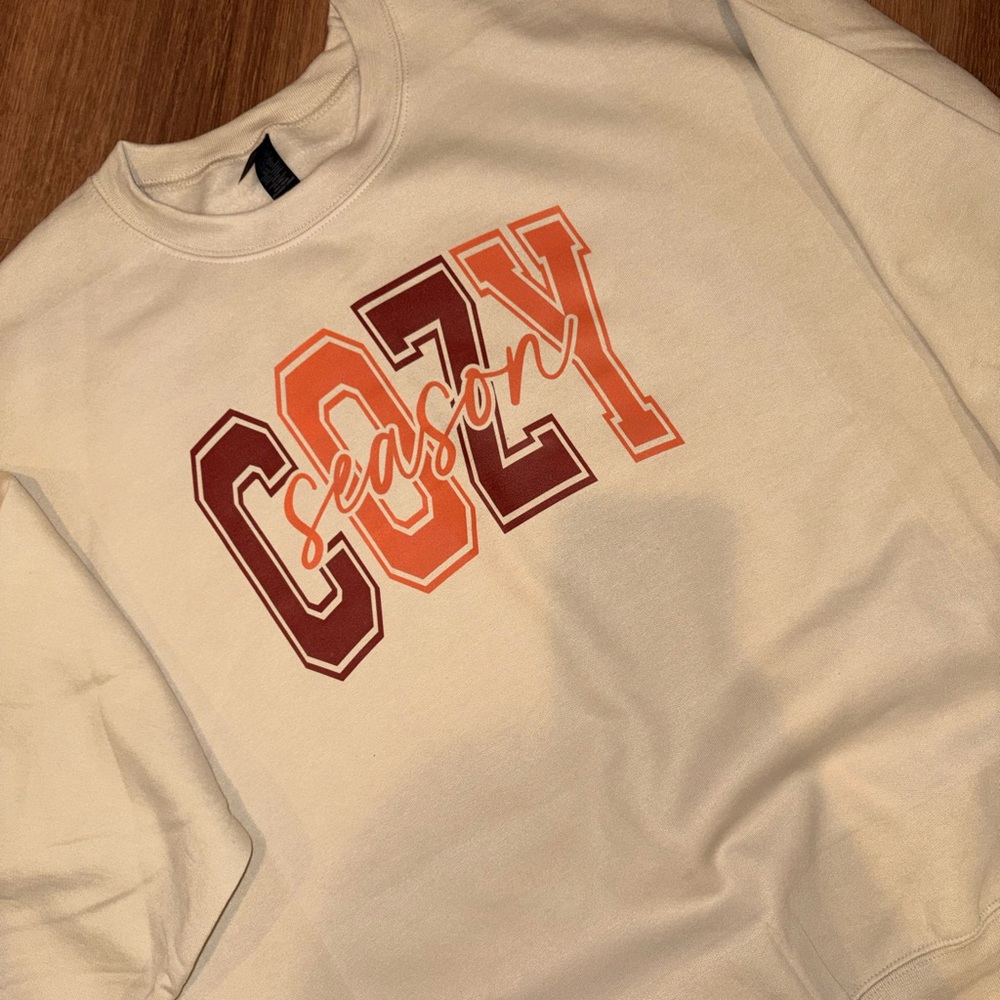Gildan Cream Cozy Season Sweatshirt